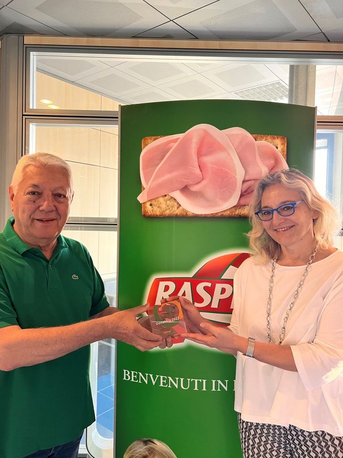 A Raspini il riconoscimento "donatore 2023" del Banco Alimentare