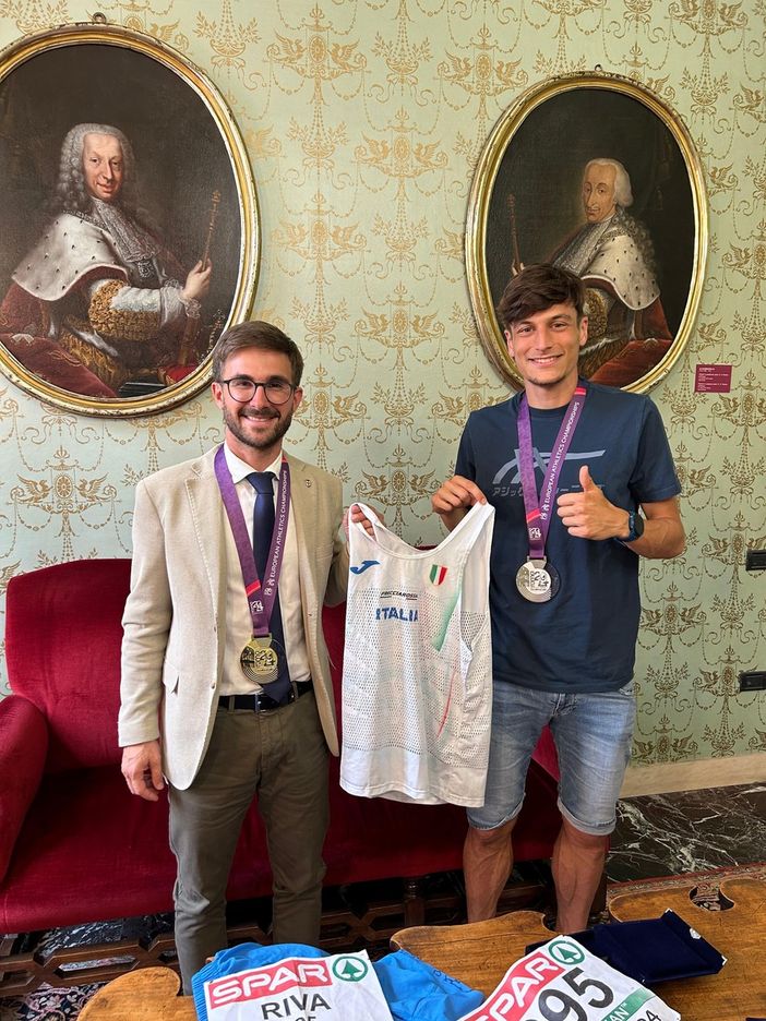 Il sindaco Gatto e Pietro Riva