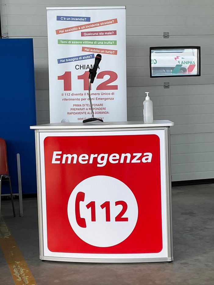 Le iniziative per la Giornata europea del 112 di oggi, a Saluzzo