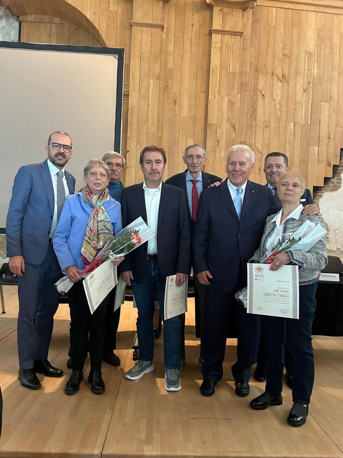 A Savigliano la premiazione dei monregalesi "Maestri del Commercio 2023"