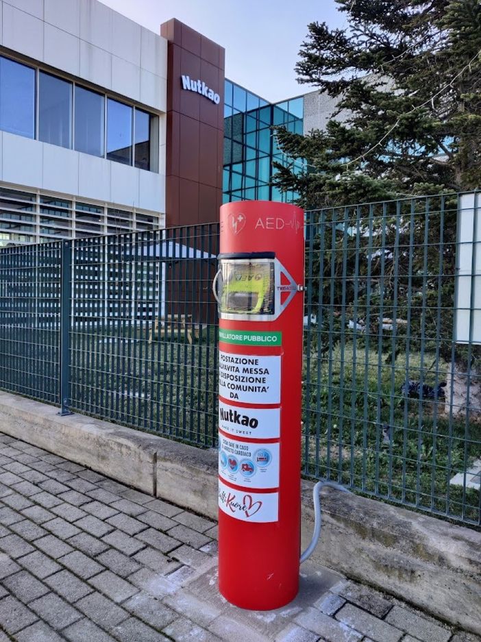 La Nutkao mette a disposizione della comunità di Govone una postazione salvavita [FOTO]