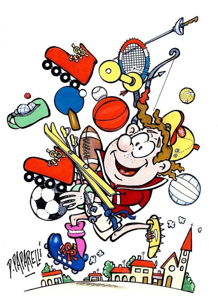 La mascotte del progetto "Lo sport fortifica, lo studio nobilita"