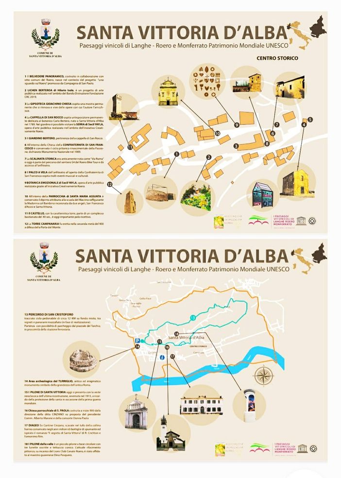 Santa Vittoria crea una mappa turistica alla scoperta di 18 installazioni in paese
