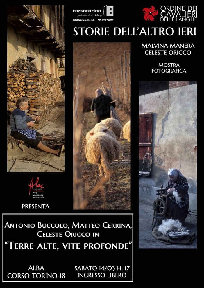 “Terre alte, vite profonde”: secondo evento collaterale alla mostra “Storie dell’altro ieri” di Alba