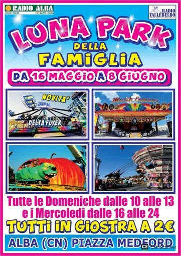 Luna Park della Famiglia ad Alba: Un'Esplosione di Divertimento dal 16 Maggio all'8 Giugno