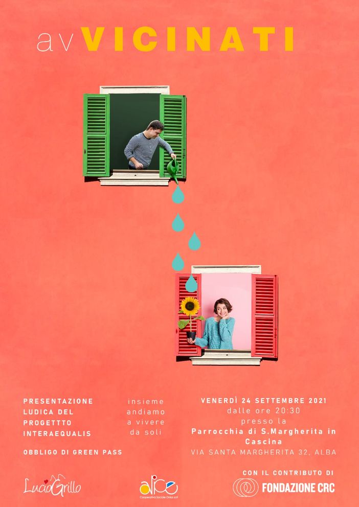 Il progetto “Inter Aequalis” si presenta ai quartieri Moretta e Santa Margherita di Alba con una serata ludica