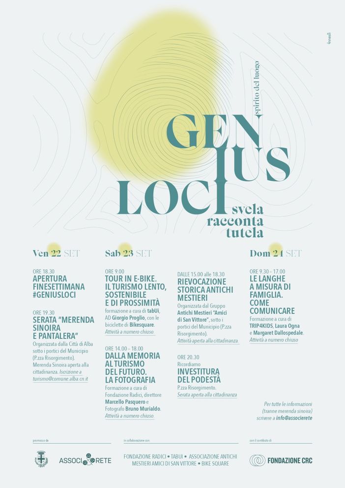 “Genius Loci”, un modo nuovo di vivere e raccontare Langhe, Roero e Monferrato