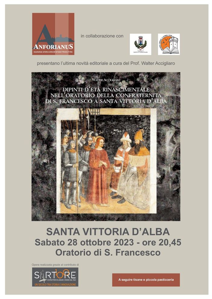 Alla Confraternita di Santa Vittoria d'Alba 34 metri di dipinti di età rinascimentale Alla Confraternita di Santa Vittoria d'Alba 34 metri di dipinti di età rinascimentale
