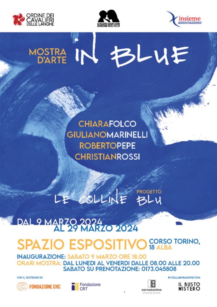 “In Blue” ad Alba, mostra di opere d'arte realizzate da ragazzi con disturbo dello spettro autistico