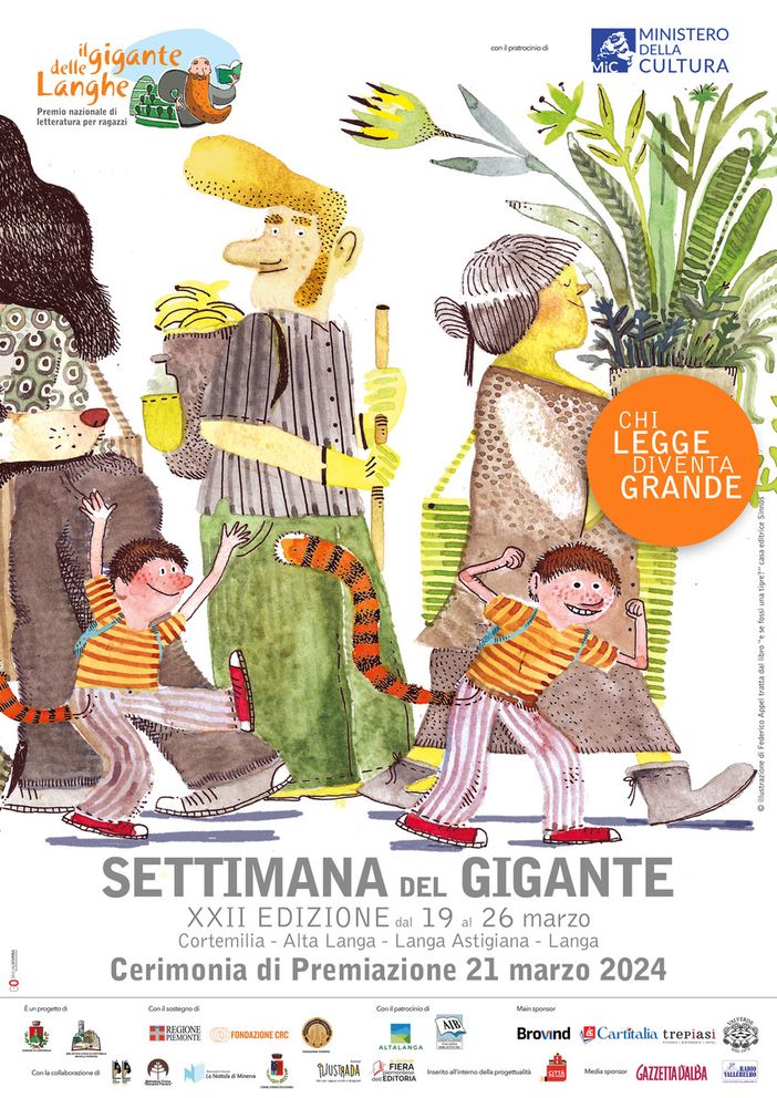 Cortemilia: tutto pronto per "Il gigante delle Langhe", premio Nazionale di letteratura per ragazzi