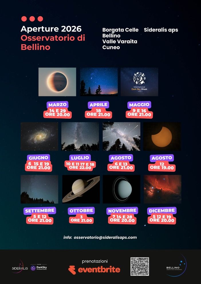 L’Osservatorio di Bellino riapre al pubblico dopo i lavori di rinnovo tecnologico