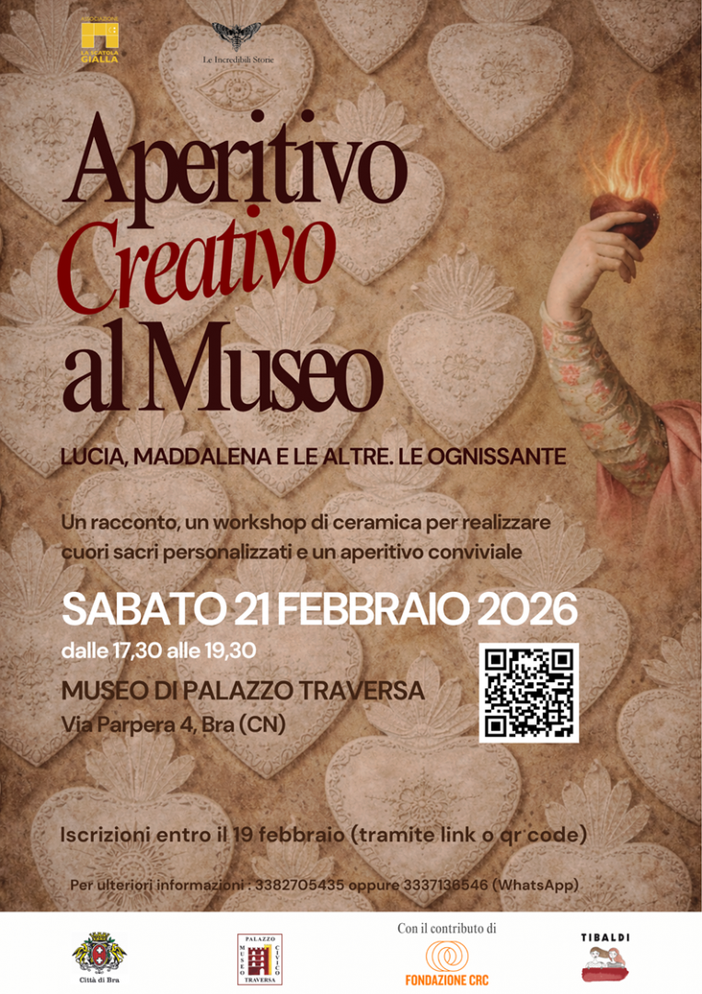 Bra: un nuovo Aperitivo Creativo a Palazzo Traversa Bra: un nuovo Aperitivo Creativo a Palazzo Traversa