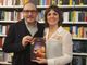 Mauro Rivetti con Silvia Gullino, al Caffè Letterario di Bra Mauro Rivetti con Silvia Gullino, al Caffè Letterario di Bra