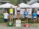 Il podio femminile della Dronero/Montemale (foto organizzatori - sito fidal piemonte)