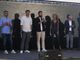 Da sinistra il regista Andrea Icardi, gli attori Lucio Aimasso e Paolo Tibaldi, Natascia Chiarlo, il produttore del film Renato Sevega e Ivan Chiarlo