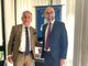 I presidenti delle due Province Olivieri e Robaldo I presidenti delle due Province Olivieri e Robaldo