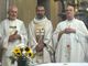 A destra il diacono Angelino Tregnago con il vicario episcopale don Mario Aversano e don Bernardo Petrini