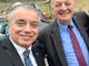 Il vicepresidente del Consiglio regionale Franco Graglia col ministro Pichetto Fratin