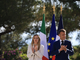 Giorgia Meloni ed Emmanuel Macron (foto Adnkronos)