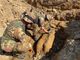 Gli artificieri intervengono sugli ordigni