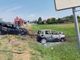 Si scontrano e prendono entrambe fuoco: incidente fra due auto a Carrù