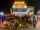 Trombe e luci: 50 camion in festa in memoria di Cristiano Giordanengo, morto in un incidente a Margarita dopo un malore lo scorso febbraio