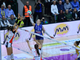 Isabelle Haak, premiata MVP del match con 26 punti, in azione contro le Gatte Isabelle Haak, premiata MVP del match con 26 punti, in azione contro le Gatte