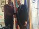 Il presidente Robaldo con il sindaco Piccinelli