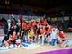 La Honda Cuneo Granda Volley in festa (foto di Danilo Ninotto)