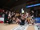 La Honda Cuneo Granda Volley in festa dopo la vittoria (foto di Danilo Ninotto)