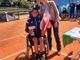 Lorenzo Politanò con la presidente del circo tennis di Firenze Lorenzo Politanò con la presidente del circo tennis di Firenze