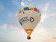 La prima volta sui cieli di Langhe e Roero della mongolfiera di Banca di Cherasco