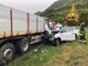 Furgone si scontra con un camion a Gaiola Furgone si scontra con un camion a Gaiola