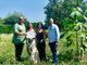 All’inaugurazione ufficiale del nuovo boschetto di Paulownia erano presenti: l’assessore Antonino Russo - Assessore al Verde del Comune di Orbassano, Clara Bonaudi e Denise Bonaudi del CDA Boman e Daniele Berruti Presidente Paulownia Piemonte Nazionale