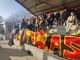 Tifosi giallorossi sugli spalti del Bravi Tifosi giallorossi sugli spalti del Bravi