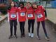 Le ragazze dell'Atletica Mondovì a Valdengo