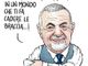 Il Premio della buona volontà e il suo patron Dino Rossetti nella vignetta di Paparelli