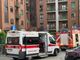 I mezzi di 118 e Vigili del Fuoco in via Trento