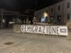 Uno degli striscioni del comitato Remigrazione e Riconquista comparsi in centro a Cuneo Uno degli striscioni del comitato Remigrazione e Riconquista comparsi in centro a Cuneo