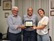 Flavio Zunino con il presidente dell'Avis provinciale Valentino Piacenza e la consigliera Matilda Brero Flavio Zunino con il presidente dell'Avis provinciale Valentino Piacenza e la consigliera Matilda Brero
