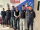 Da sx. Davide Bima, Mario Barbiero, Giulio Colasanti, Andrea Massarenti, Federico Giraudo e Gabriele Costamagna