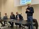 Luca Robaldo in uno degli incontri svolti dall'associazione nei mesi scorsi