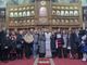 Nella foto padre Vasile Doroftei in mezzo alla comunità ortodossa di Bra, dopo la benedizione