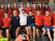 I cinque portacolori della ValleBelbo Sport con il Team Dimensione Nuoto