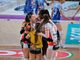 La Honda Cuneo Granda Volley in azione (foto di Danilo Ninotto)