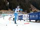 Laurent Beatrice in azione alla FESA Cup di Santa Caterina