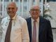 Il direttore della Fondazione Ospedale Alba-Bra Luciano Scalise con il presidente Bruno Ceretto