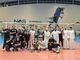 La squadra del Cuneo Volley, targata Altadawi, dopo la vittoria contro i mongoli