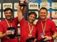 Da sinistra: Anastasios Riniotis, Alessandro Soraci, Mattia Garello