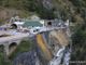 La frana provocata dalla tempesta Alex sul versante francese del tunnel del Col di Tenda